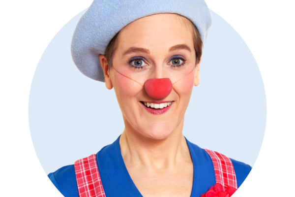 Profilbild der ROTE NASEN-Clownin Betti.