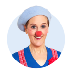 Profilbild der ROTE NASEN-Clownin Betti.