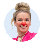 Profilbild der ROTE NASEN-Clownin Nelly.