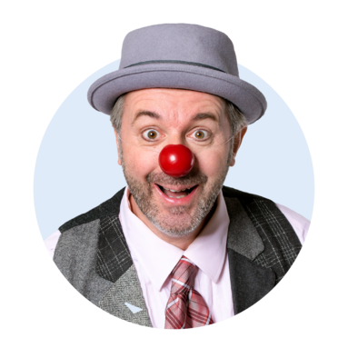 Profilbild von ROTE NASEN-Clown Ernesto alias Martin Kotal.