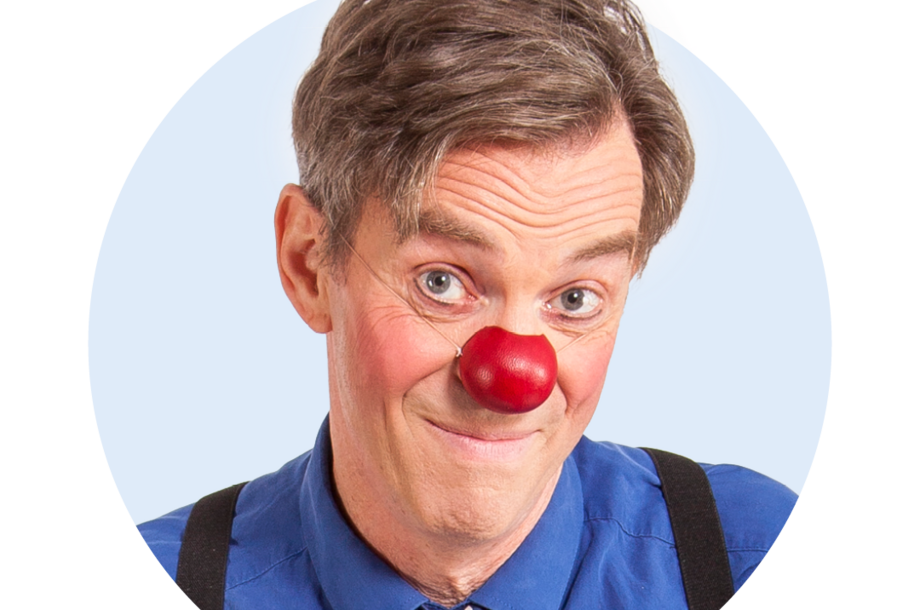 Profilbild des ROTE NASEN-Clown Felix.