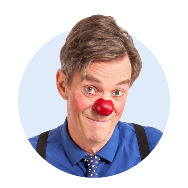 Profilbild des ROTE NASEN-Clown Felix.