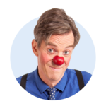 Profilbild des ROTE NASEN-Clown Felix.