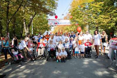 SeniorInnen im Rollstuhl am Start
