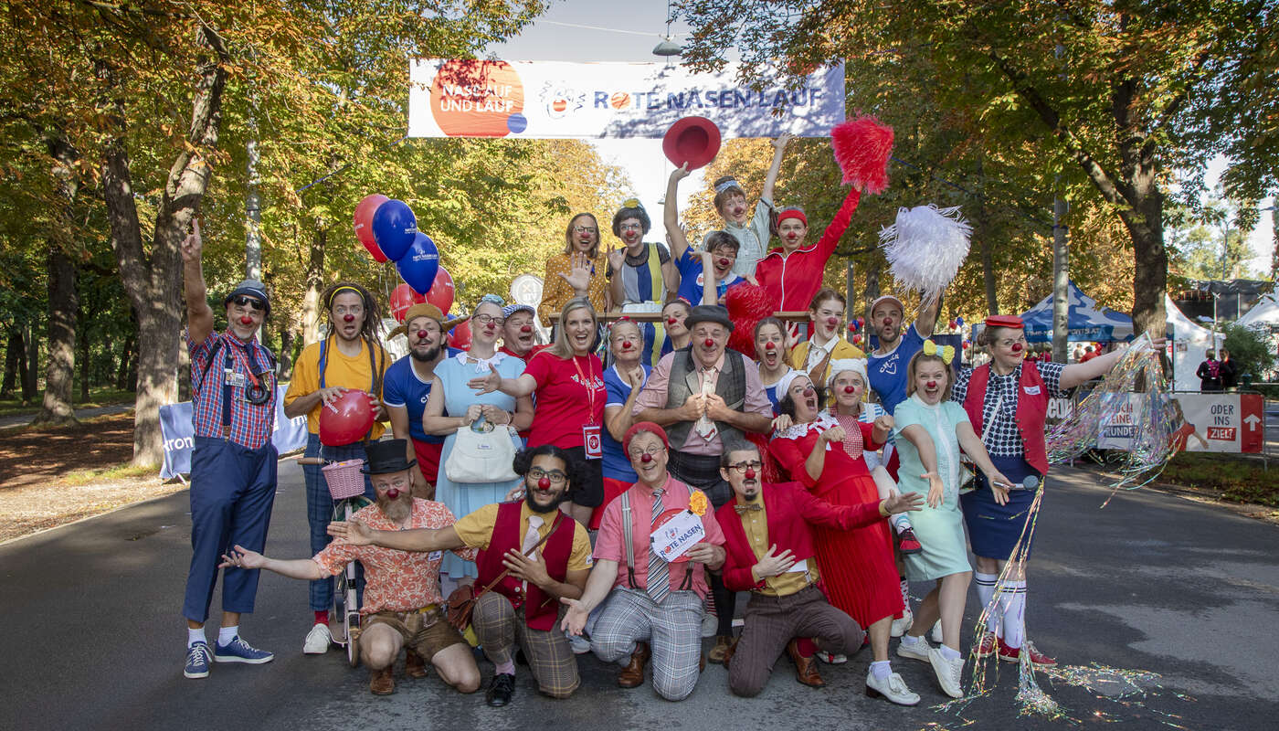 Das ROTE NASEN Clownteam sorgte höchstpersönlich für ausgelassene Stimmung