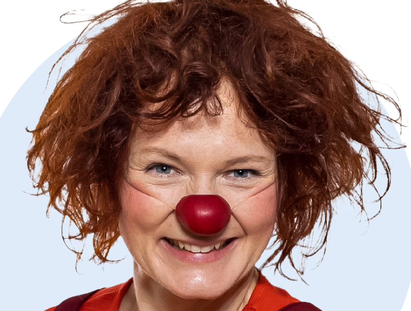 Profilbild der ROTE NASEN-Clownin Gudrun.