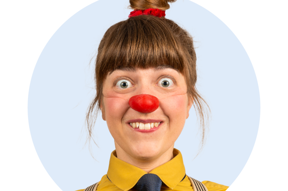 Profilbild der ROTE NASEN-Clownin Toni.