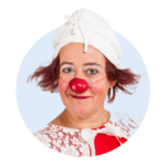 Profilbild der ROTE NASEN-Clownin Mimi.