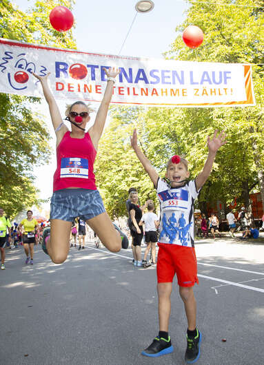 Der Spaß steht beim ROTE NASEN LAUF im Vordergrund.