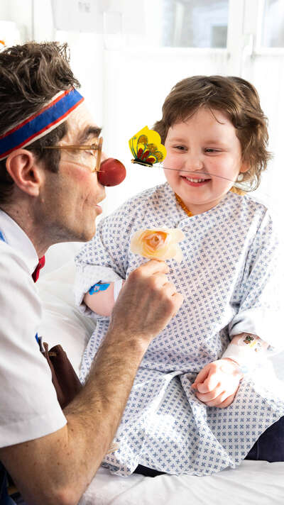 Clown Bernhart und Cosima